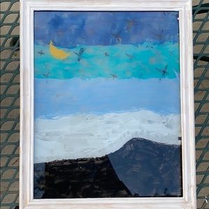 Handmade glass painting frame